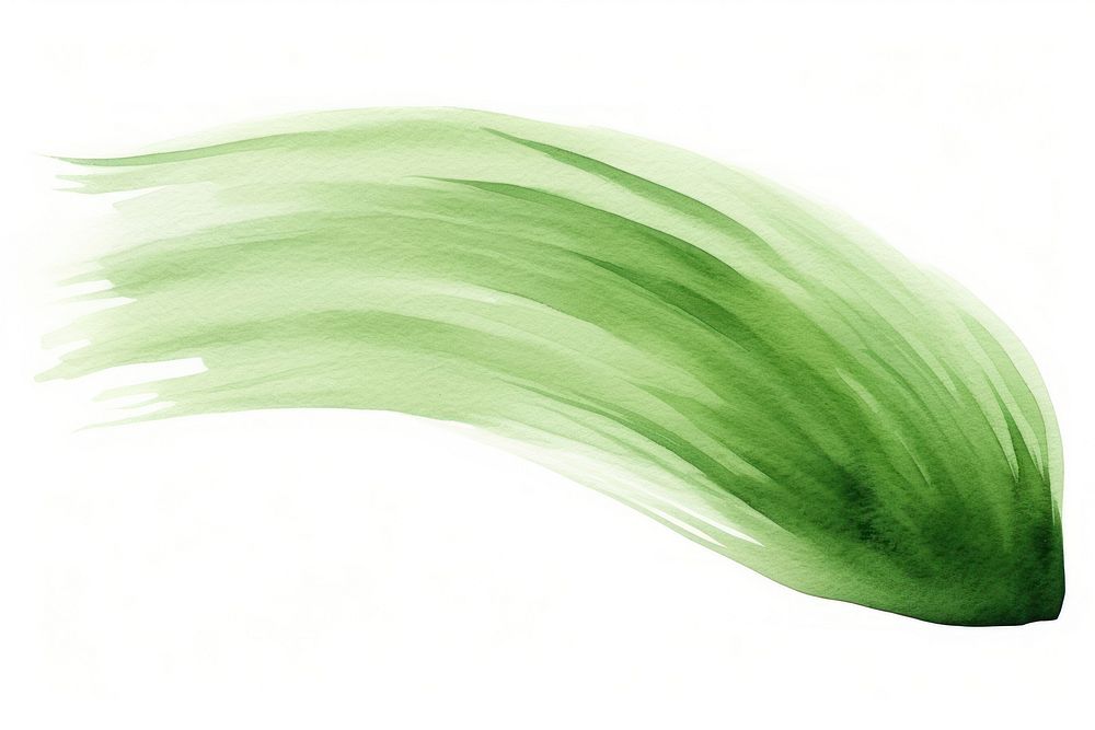 Greenish watercolorr leek white background vegetable. AI generated Image by rawpixel.