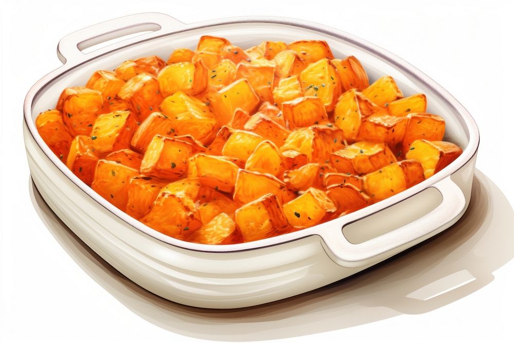 Vegetable potato food white background. AI generated Image by rawpixel.