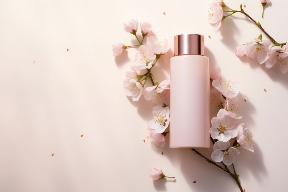 Beauty products cosmetics perfume bottle. AI generated Image by rawpixel.