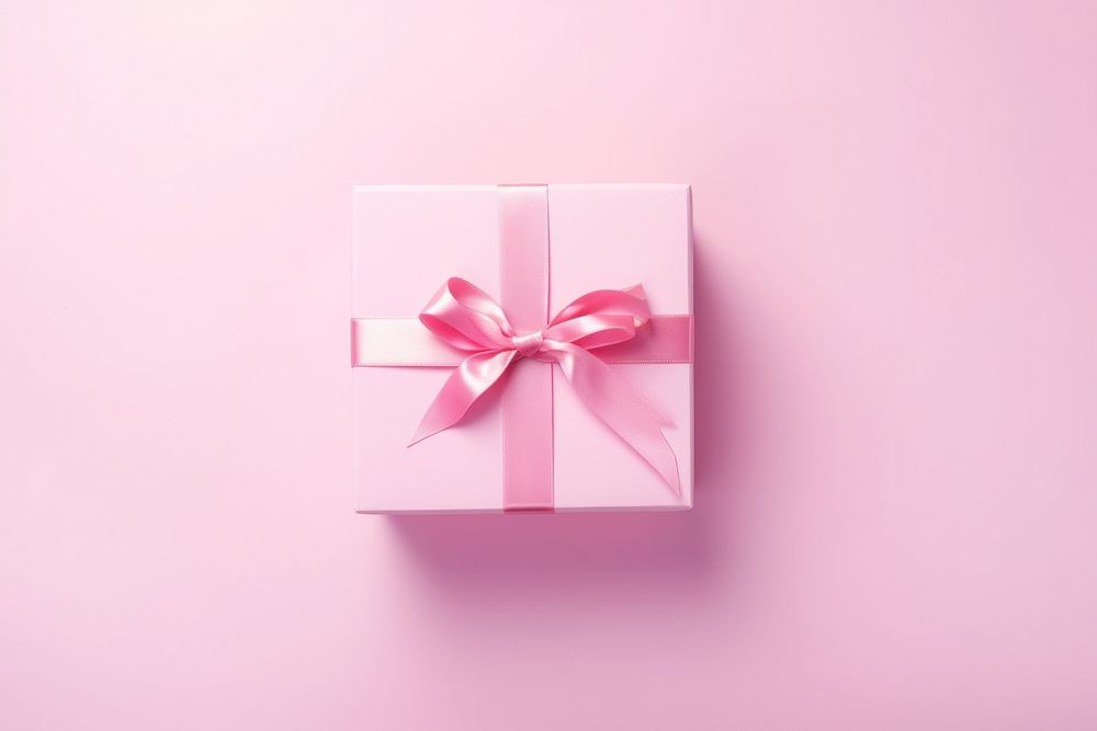 Pink gift box anniversary celebration decoration. AI generated Image by rawpixel.
