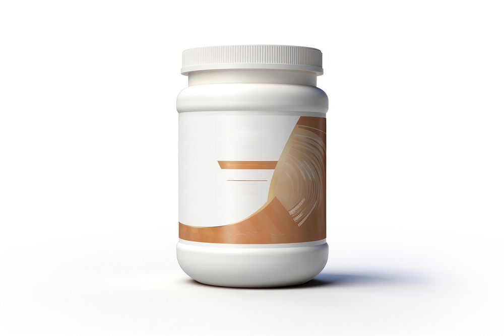 Whey protein white background astragalus mayonnaise. AI generated Image by rawpixel.