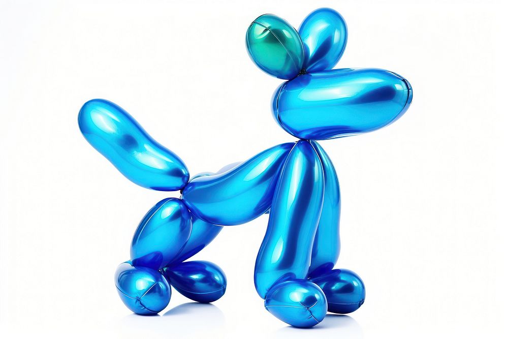 A balloon dog turquoise toy representation. AI generated Image by rawpixel.