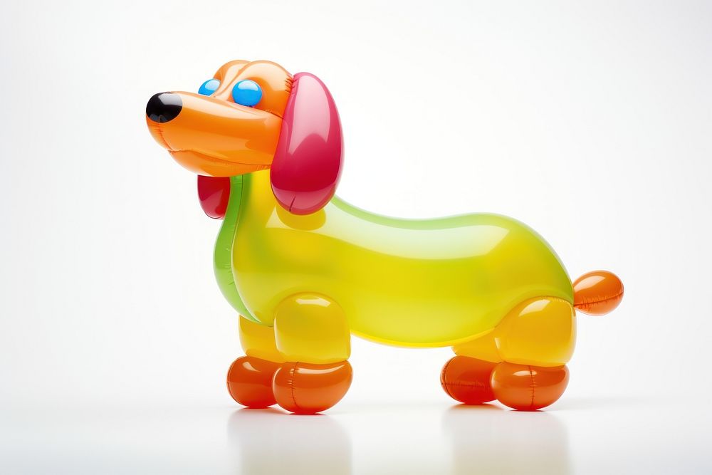 A dog toy figurine representation. 