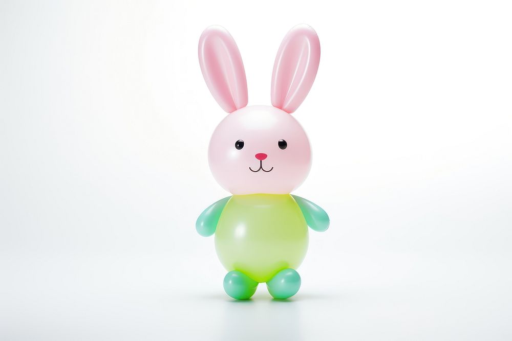 A rabbit toy balloon mammal. AI generated Image by rawpixel.