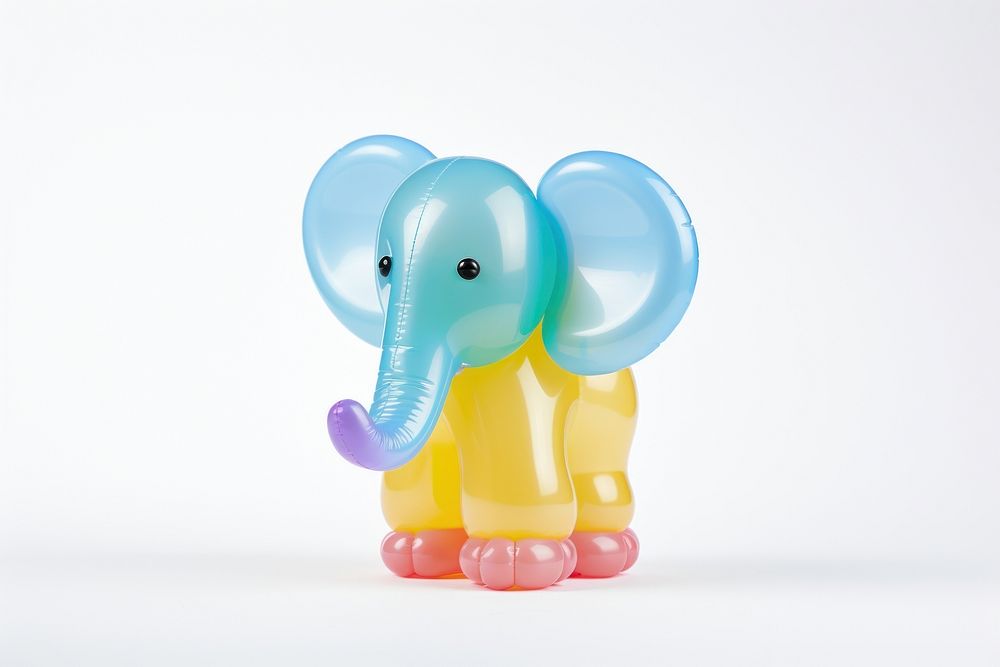 An elephant toy wildlife balloon. AI generated Image by rawpixel.