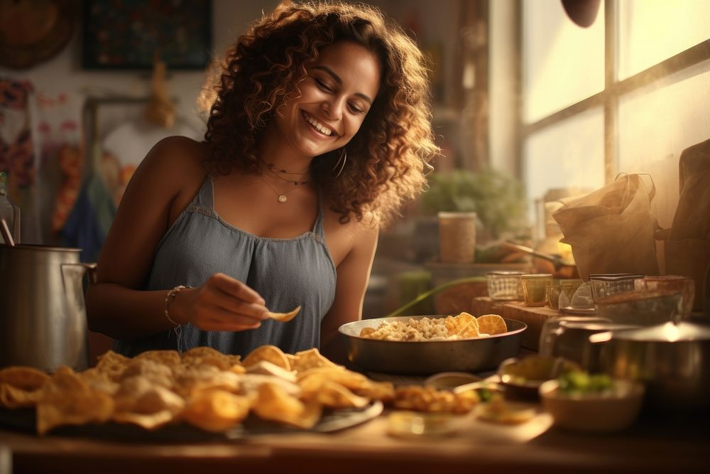 Brazilian mother food adult meal. AI generated Image by rawpixel.