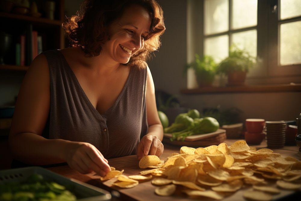 Brazilian mother food portrait adult. AI generated Image by rawpixel.