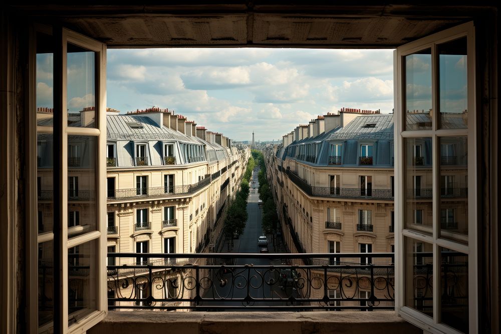 View from the windows building architecture cityscape. AI generated Image by rawpixel.