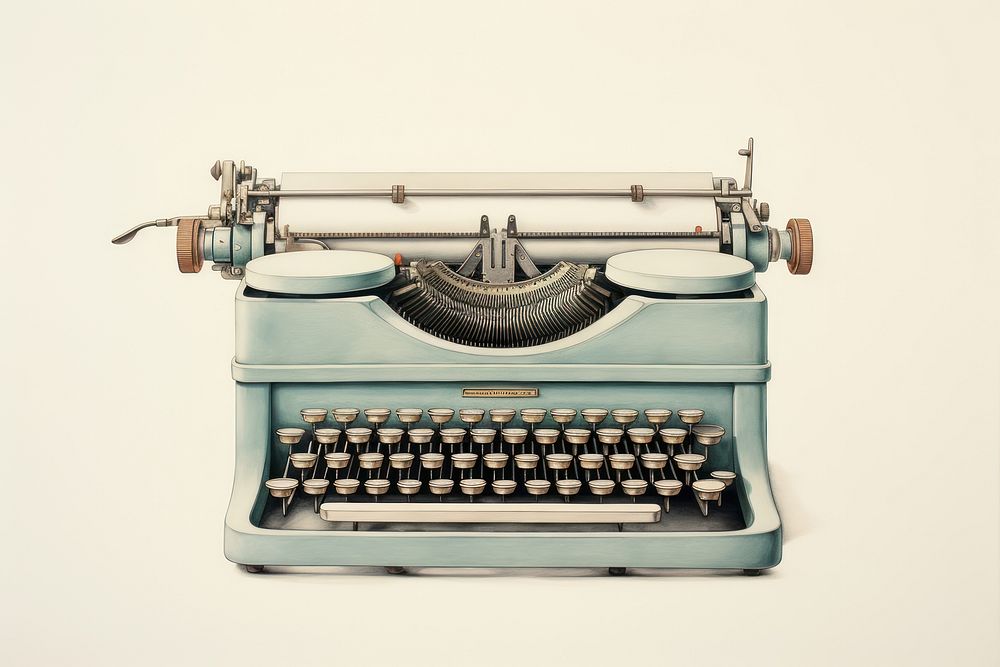Typewriter correspondence electronics technology. AI generated Image by rawpixel.