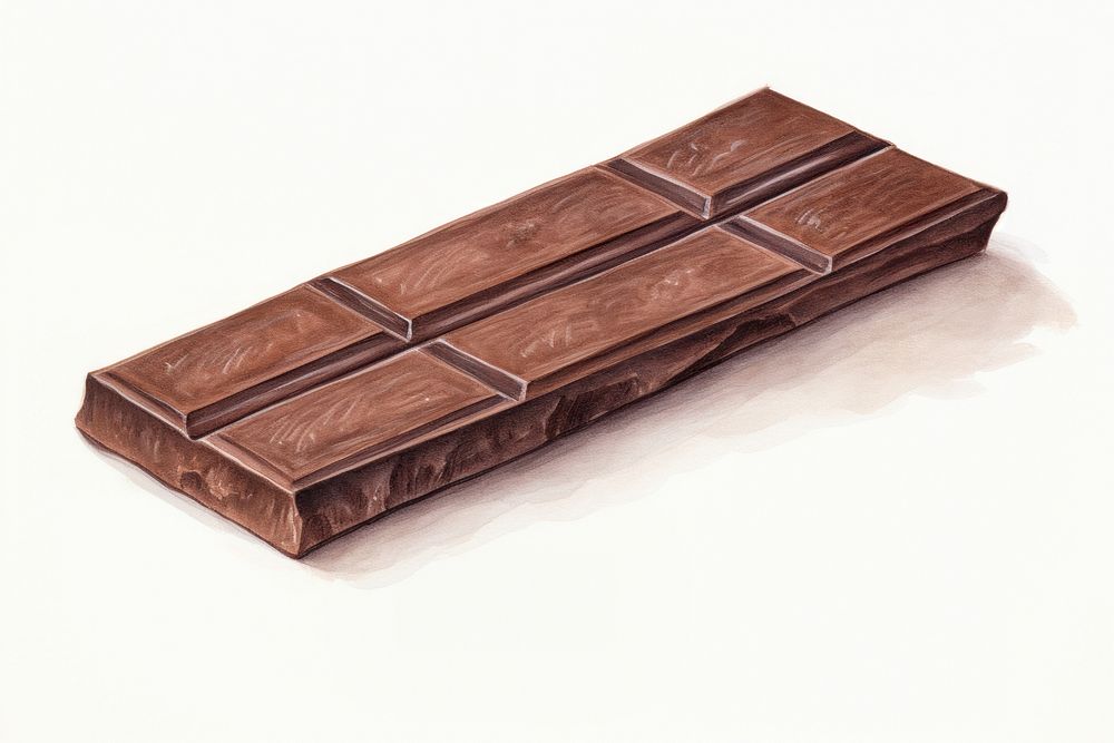 Chocolate bar food confectionery dessert. AI generated Image by rawpixel.