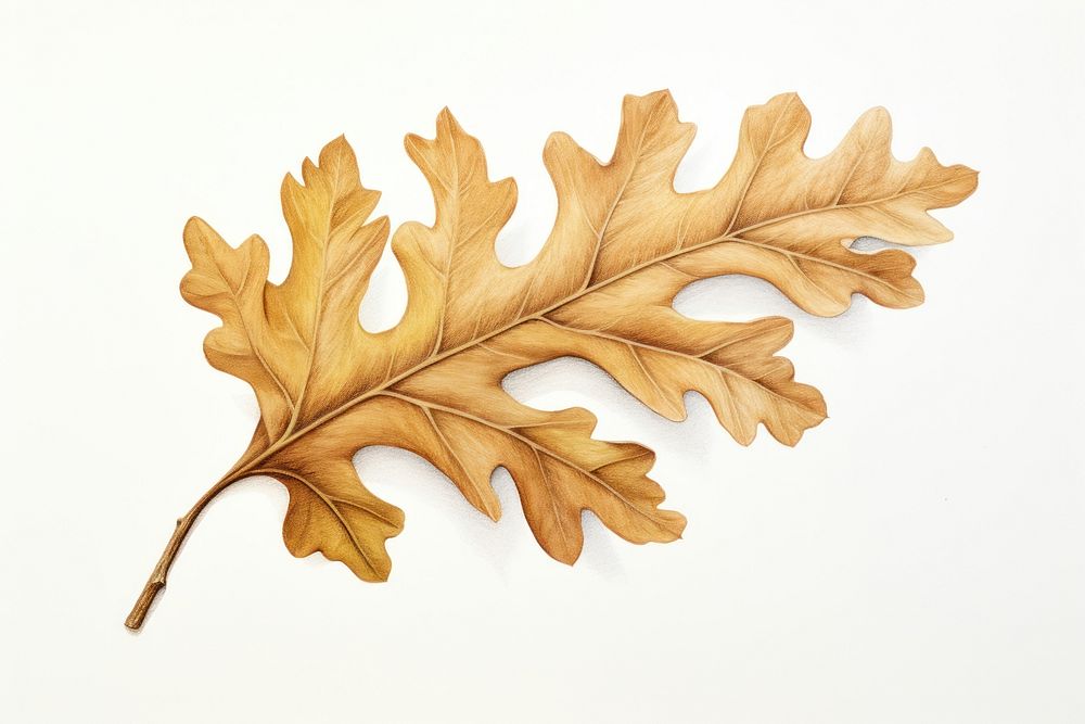 Oak leaf plant tree creativity. AI generated Image by rawpixel.
