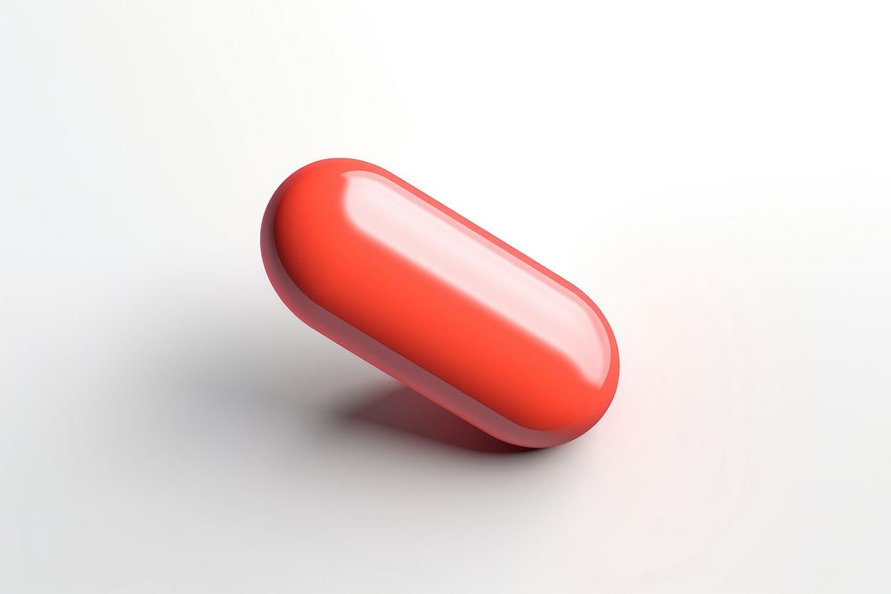 Pill capsule white background antioxidant. AI generated Image by rawpixel.