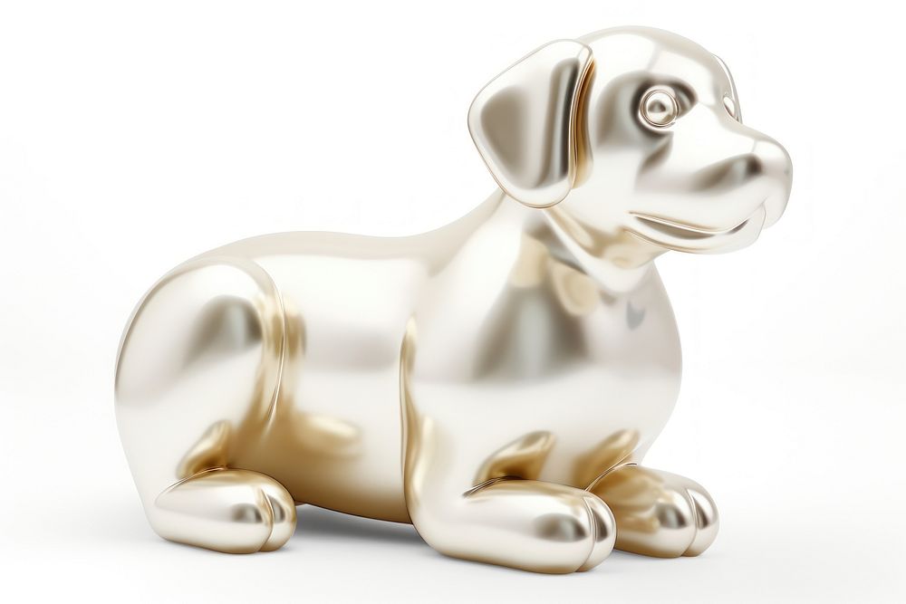 Dog figurine animal mammal. AI generated Image by rawpixel.