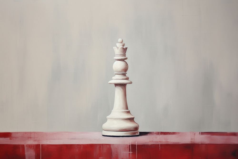 Chessboard painting game architecture. AI generated Image by rawpixel.