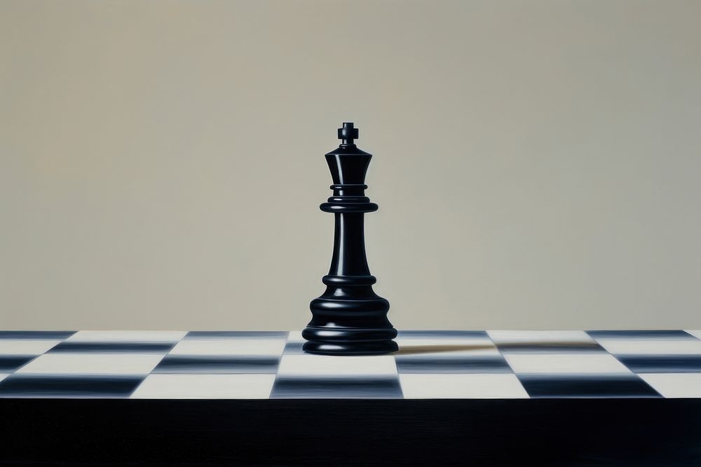 Chessboard game intelligence competition. AI generated Image by rawpixel.