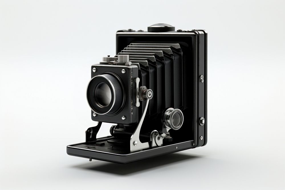Black 6x7 camera black electronics technology. AI generated Image by rawpixel.