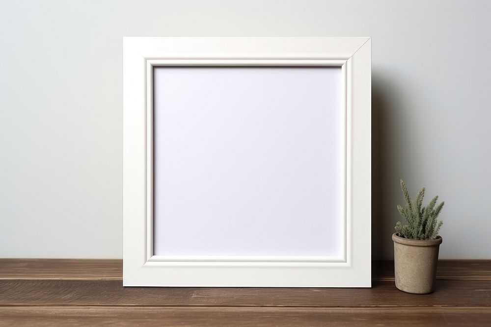 Frame white architecture simplicity. AI generated Image by rawpixel.