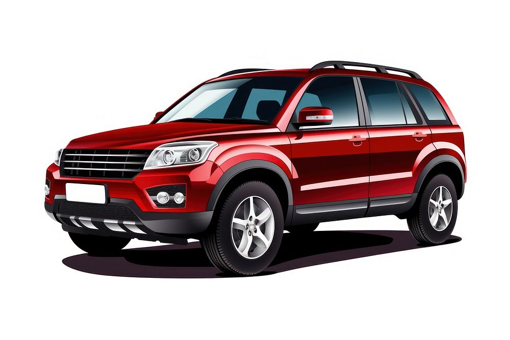 Generic SUV car vehicle suv white background. AI generated Image by rawpixel.