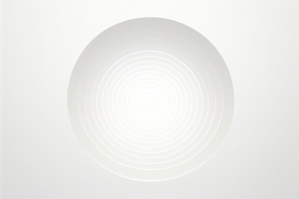 Geometric circle white backgrounds concentric. AI generated Image by rawpixel.
