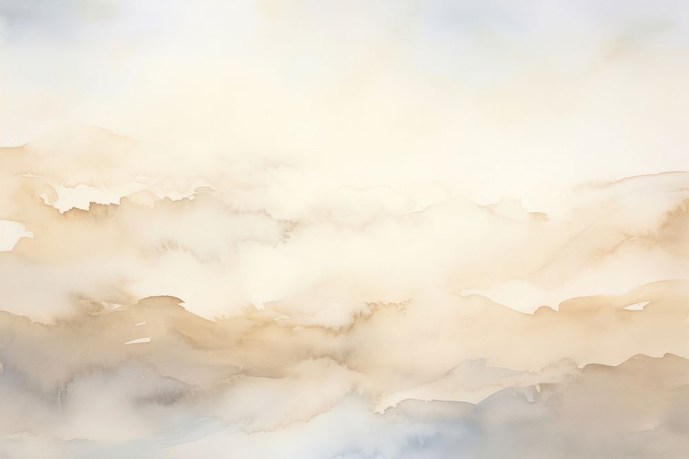 Fog ocean nature backgrounds painting. AI generated Image by rawpixel.