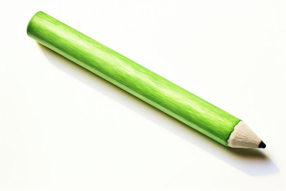 Highlighter pencil white background colored pencil. AI generated Image by rawpixel.