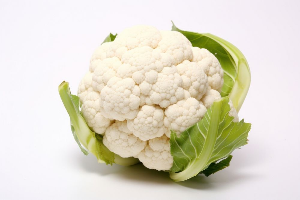 Cauliflower isolated vegetable plant white. AI generated Image by rawpixel.