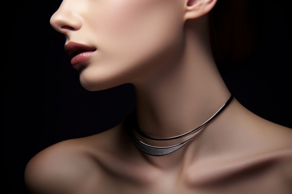 Jewellery necklace jewelry luxury female. AI generated Image by rawpixel.