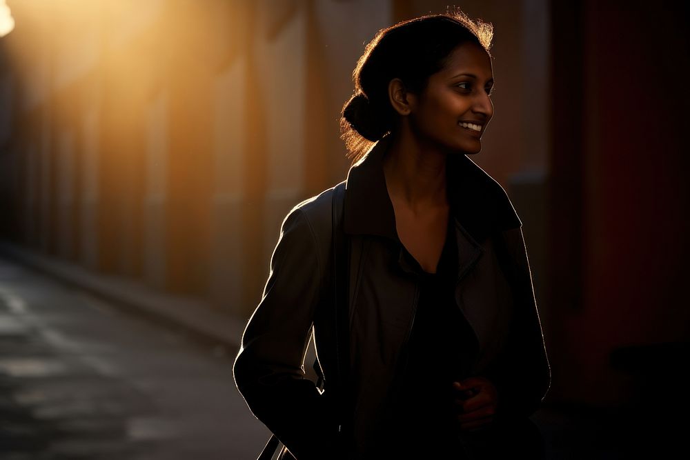 Indian woman smiling adult portrait light. AI generated Image by rawpixel.