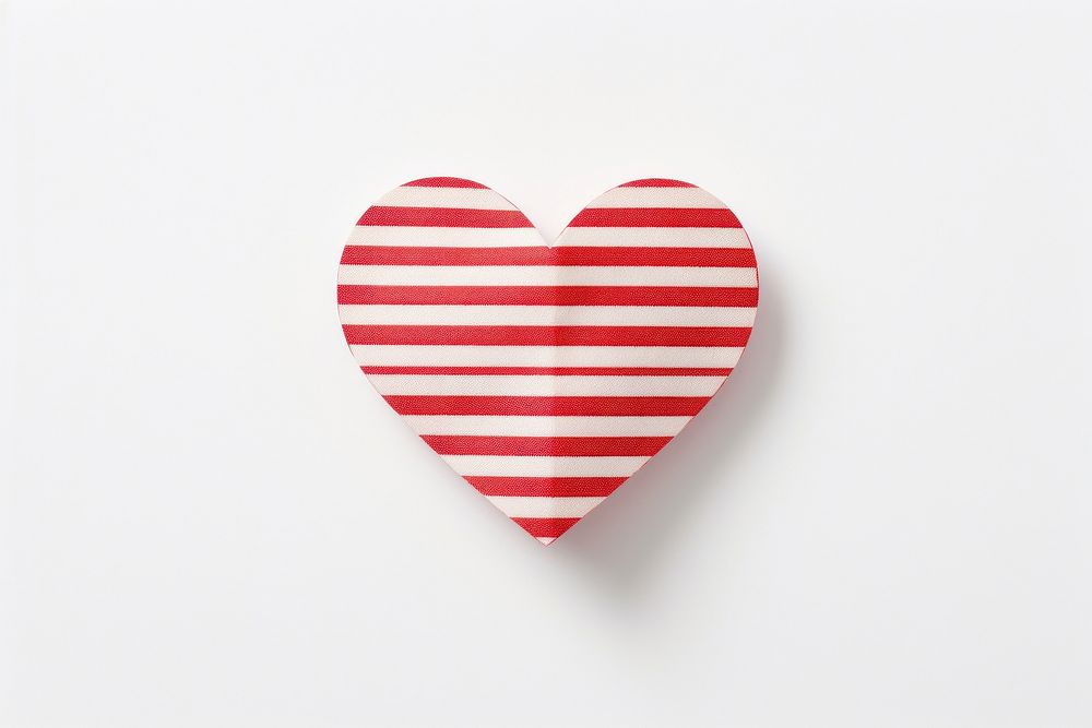 Heart white background striped pattern. AI generated Image by rawpixel.