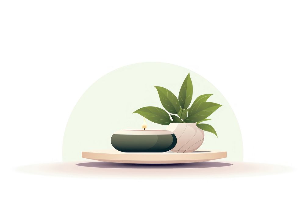 Wellness plant vase leaf. AI generated Image by rawpixel.