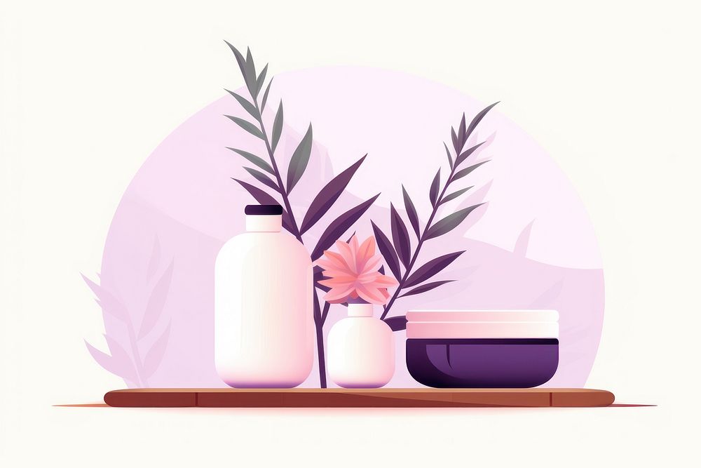 Wellness bottle plant vase. AI generated Image by rawpixel.