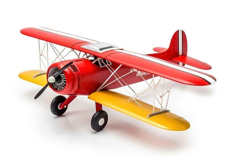 Aeroplane aircraft airplane biplane. AI generated Image by rawpixel.