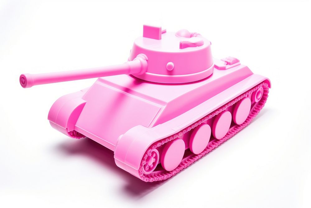 Cute pink tank military vehicle weapon. AI generated Image by rawpixel.