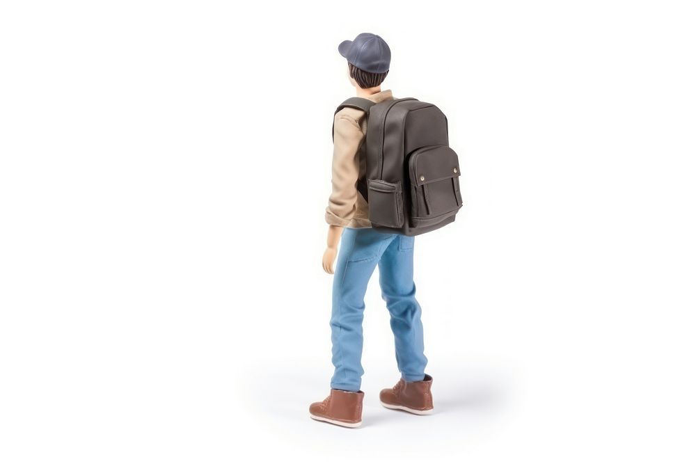 Teenagers with backpack backpacking standing adult. AI generated Image by rawpixel.