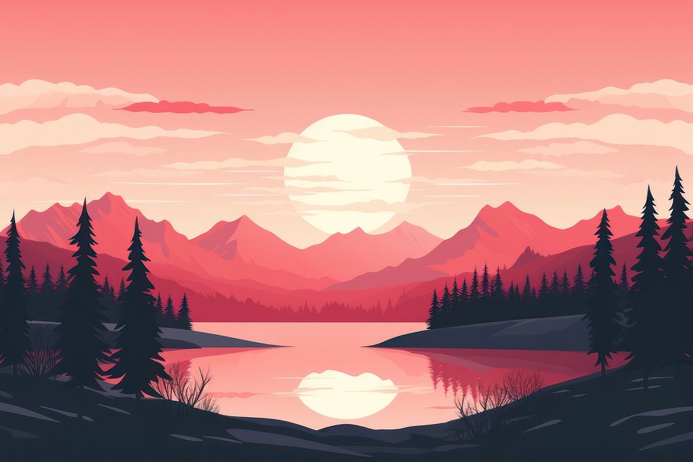 Alaska landscape outdoors nature. AI generated Image by rawpixel.