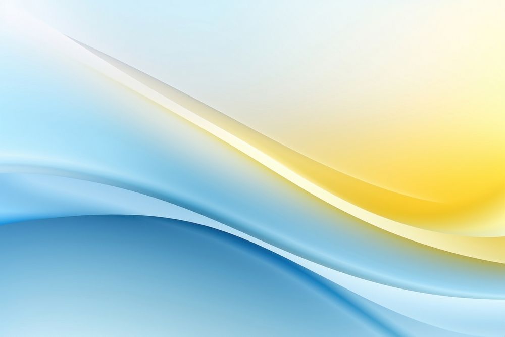 Light blue and light yellow wave backgrounds vibrant color simplicity. AI generated Image by rawpixel.
