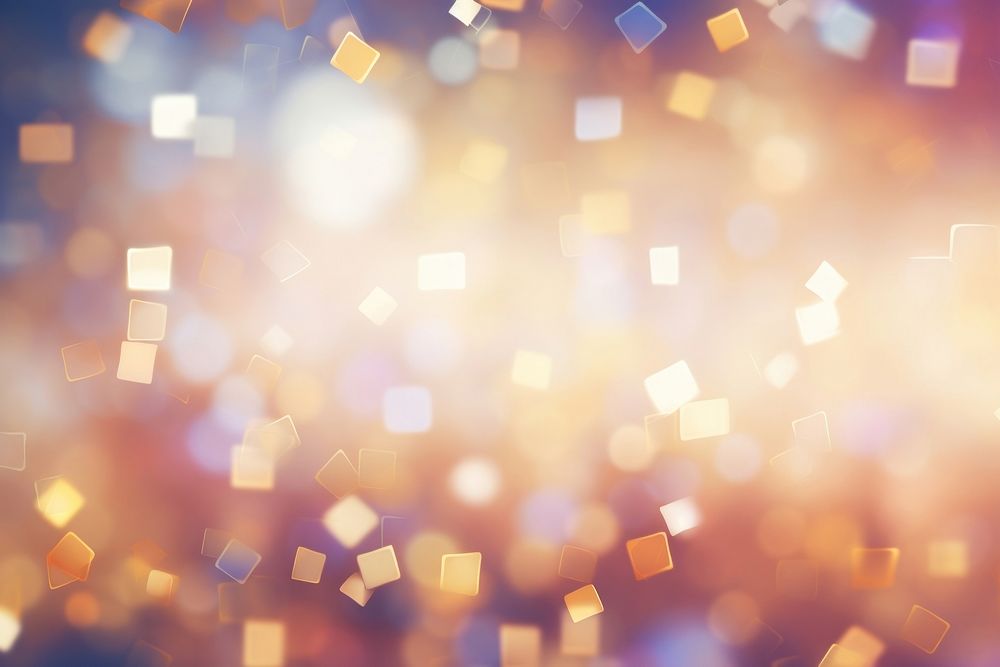Square shape pattern bokeh effect background light backgrounds glitter. AI generated Image by rawpixel.