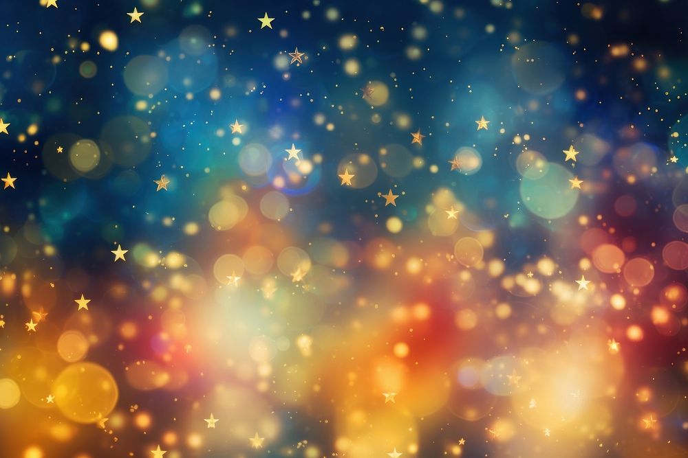 Star pattern bokeh effect background light backgrounds outdoors. AI generated Image by rawpixel.