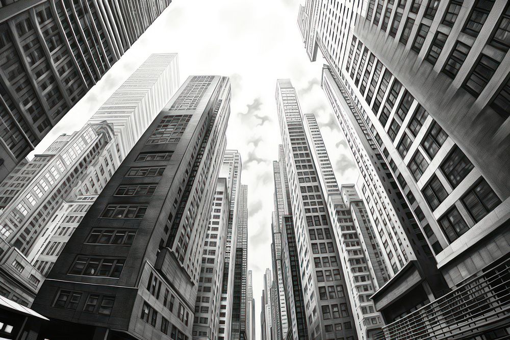 Cityscape building architecture metropolis. AI generated Image by rawpixel.