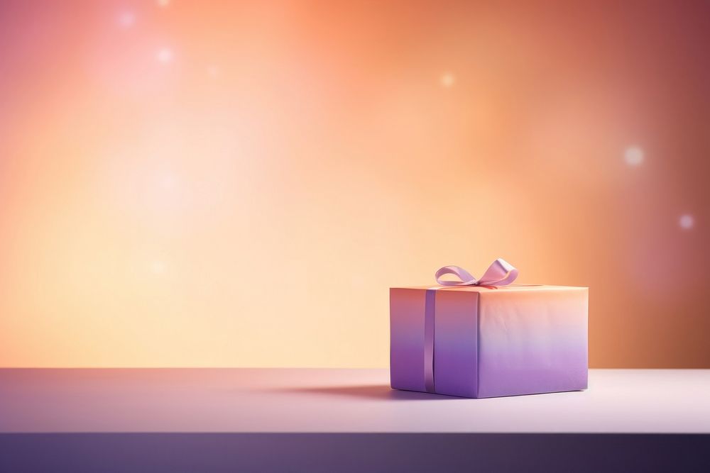 Birthday cake box lighting gift. AI generated Image by rawpixel.
