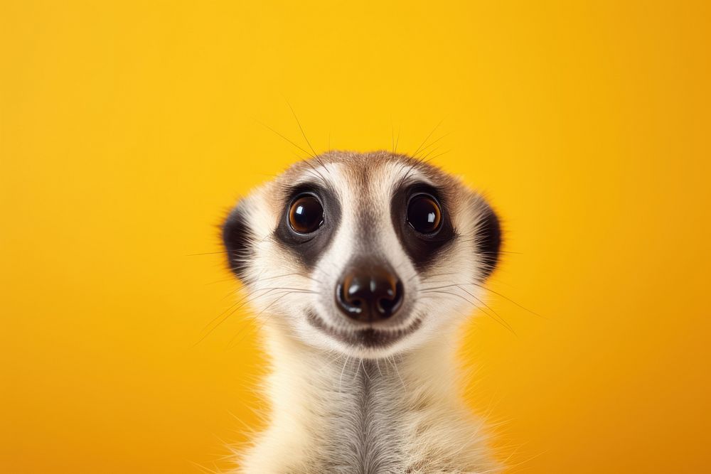 Meerkat wildlife portrait animal. AI generated Image by rawpixel.