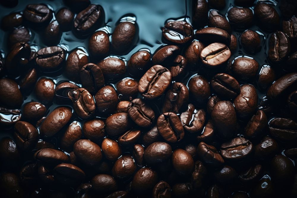 Coffee beans backgrounds freshness abundance. AI generated Image by rawpixel.