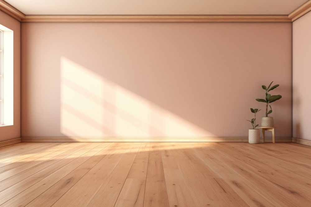 Classic wall empty room flooring hardwood shadow. AI generated Image by rawpixel.