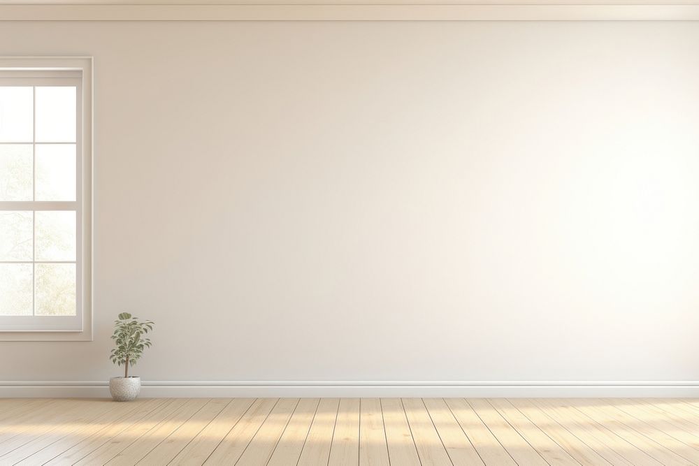 Classic empty room architecture building plant. AI generated Image by rawpixel.