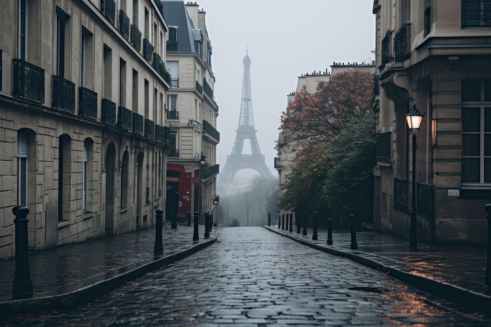 France architecture cityscape outdoors. AI generated Image by rawpixel.