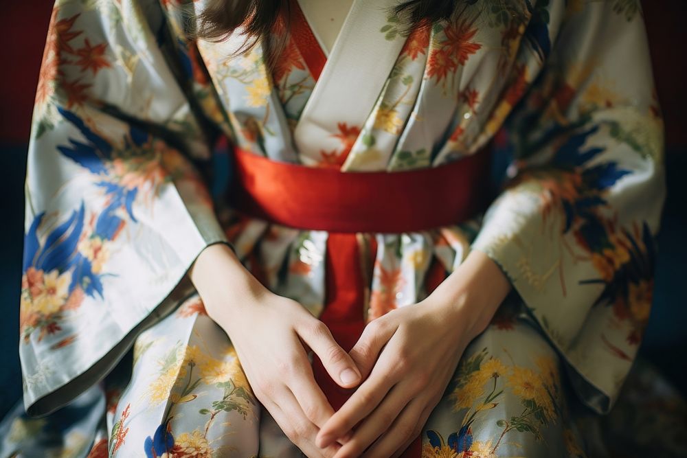 Kimono fashion adult dress. AI generated Image by rawpixel.