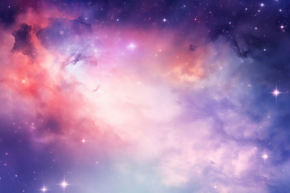 Galaxy nebula backgrounds astronomy. AI generated Image by rawpixel.