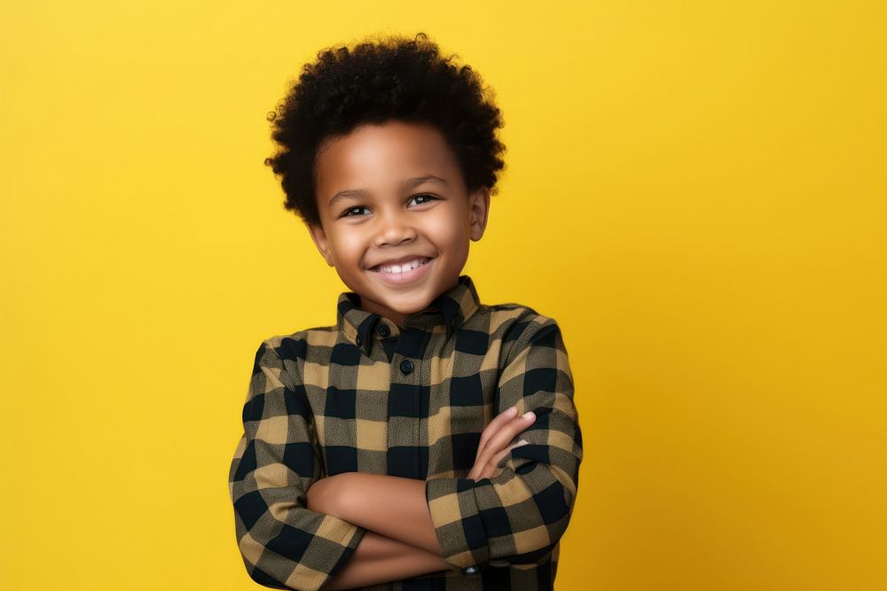 Black young boy smile child photo. 