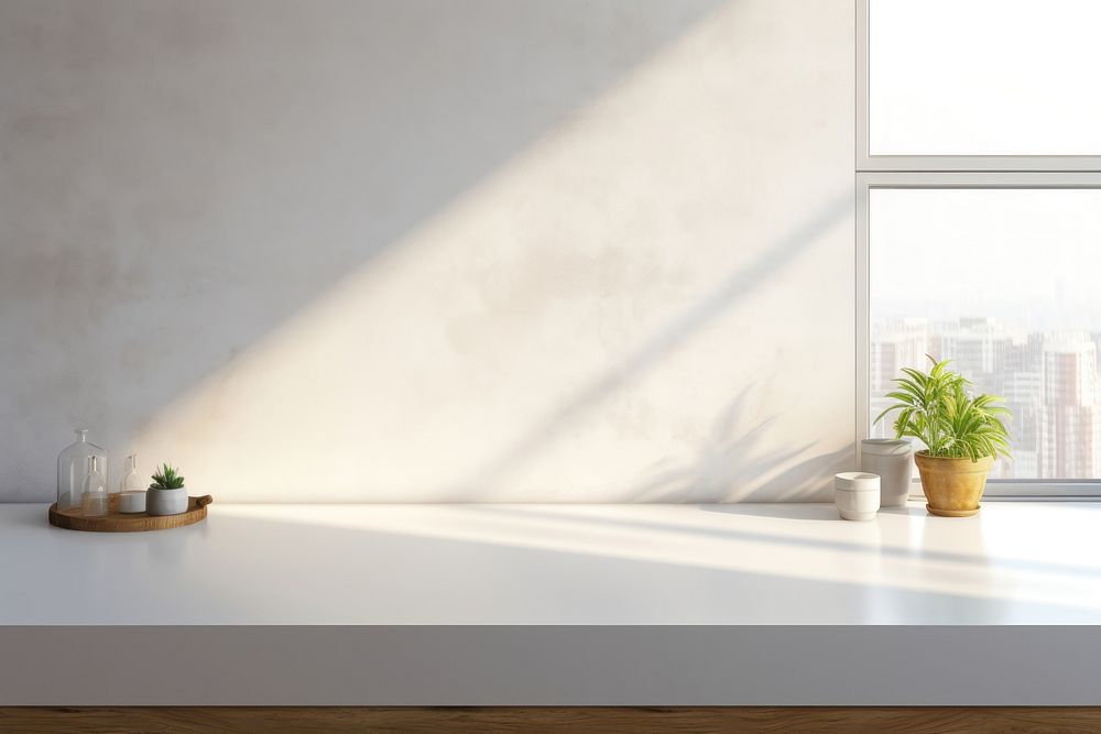 Windowsill plant wall architecture. AI generated Image by rawpixel.