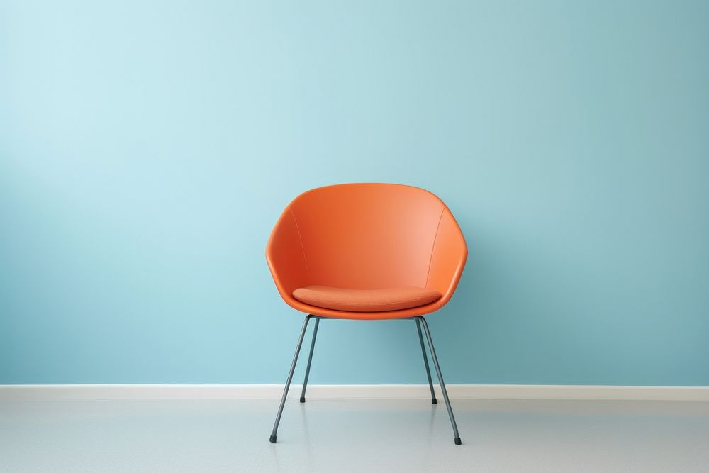 Close-up color chair furniture armchair wall. AI generated Image by rawpixel.